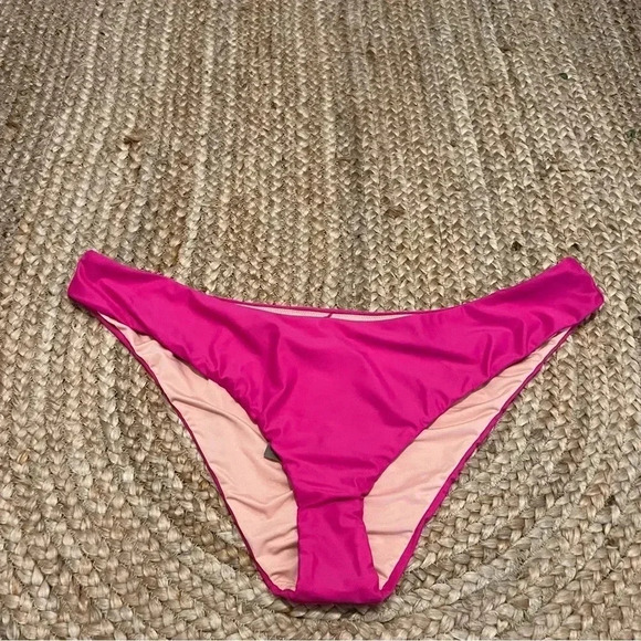 J. Crew Other - J crew bikini bottom Sz 3X curved waist cheeky bikini pink